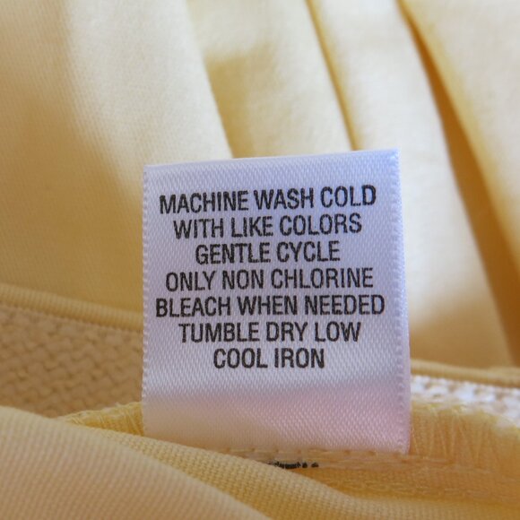 Studio Works Yellow Sunlight Cotton Capri Pants Size 16 - Picture 8 of 8